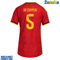 Belgija Maxim De Cuyper #5 Domaci Dres za Ženska SP 2026 Kratak Rukav